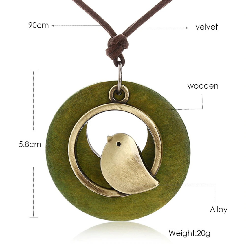 WOMEN'S BIRD PENDANT NECKLACE