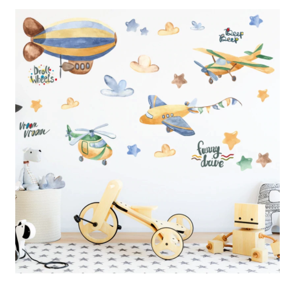 CHILDREN'S ROOM DECOR WALL DECALS