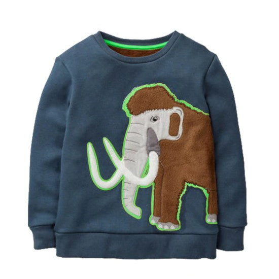 GIRLS APPLIQUE SWEATSHIRT