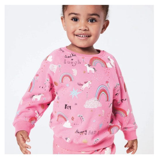 GIRLS APPLIQUE SWEATSHIRT