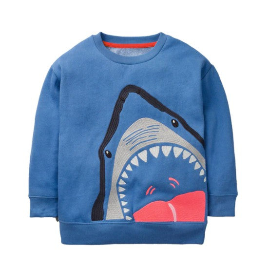 GIRLS APPLIQUE SWEATSHIRT