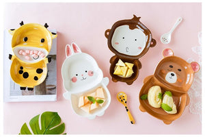 ANIMAL FRIENDS CHILDREN'S DISHWARE